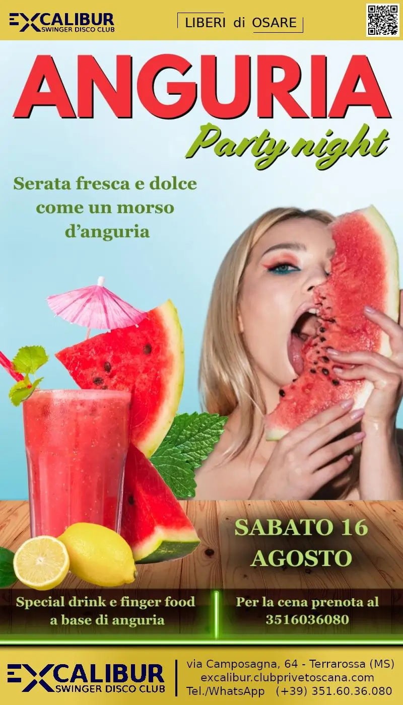 Swinger club prive evento ANGURIA PARTY NIGHT